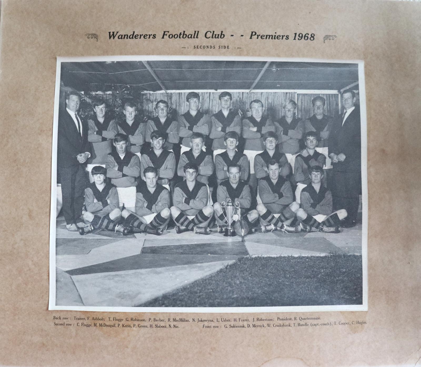 Wanderers Football Team 1968