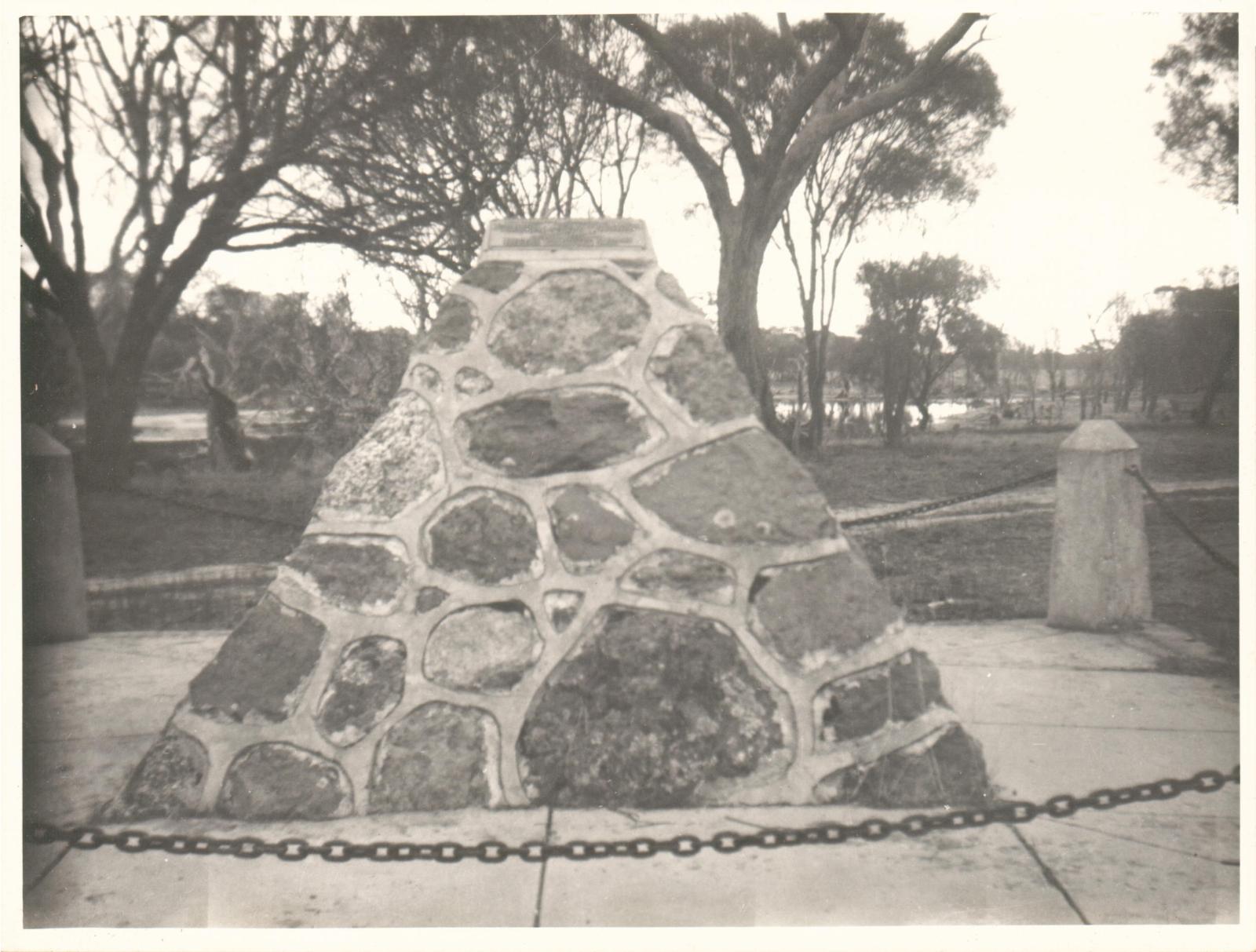 Memorial Cairn at Police Pools