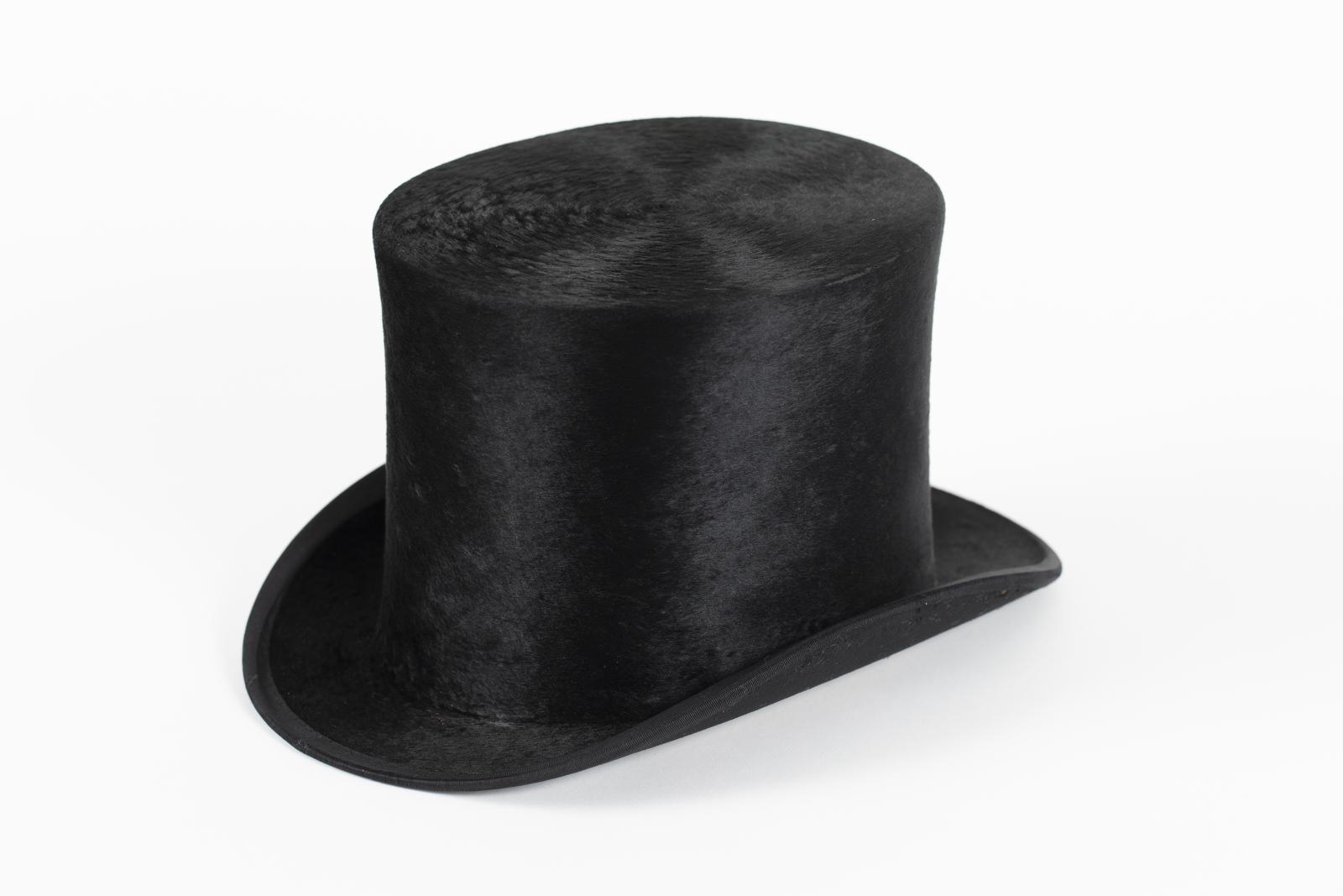 Beaver fur top hat