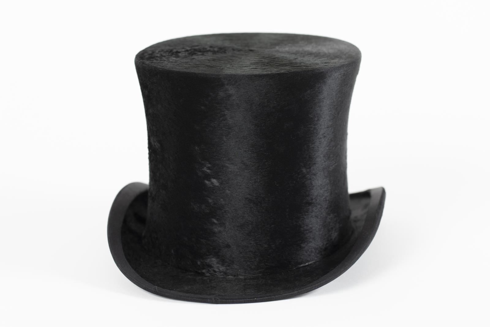 Beaver fur top hat