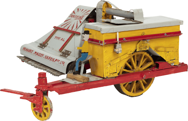 Scale model sunshine harvester model