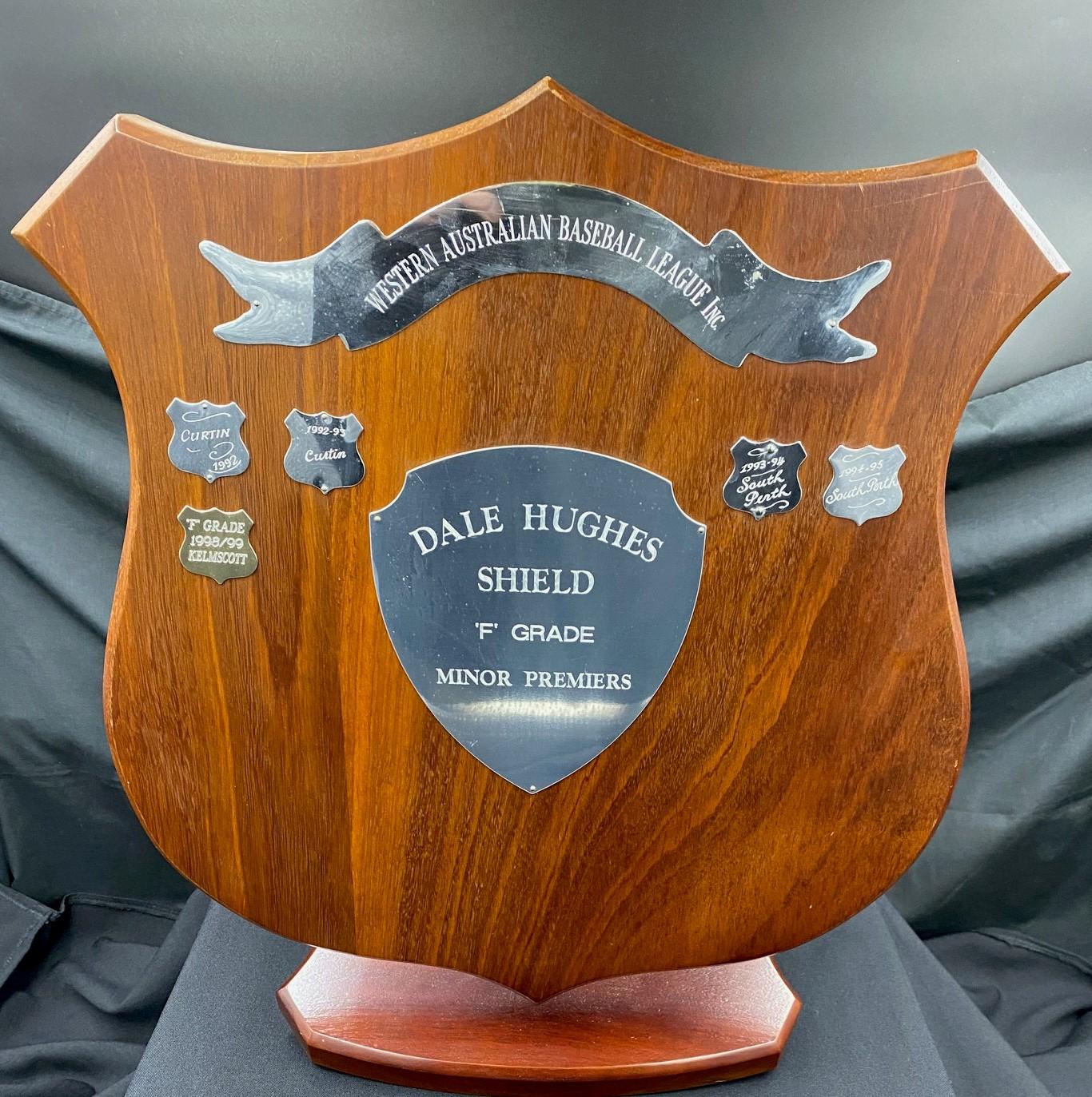 Dale Hughes Shield - WABL 'F' Grade Minor Premiers - 1992 to 1998/99