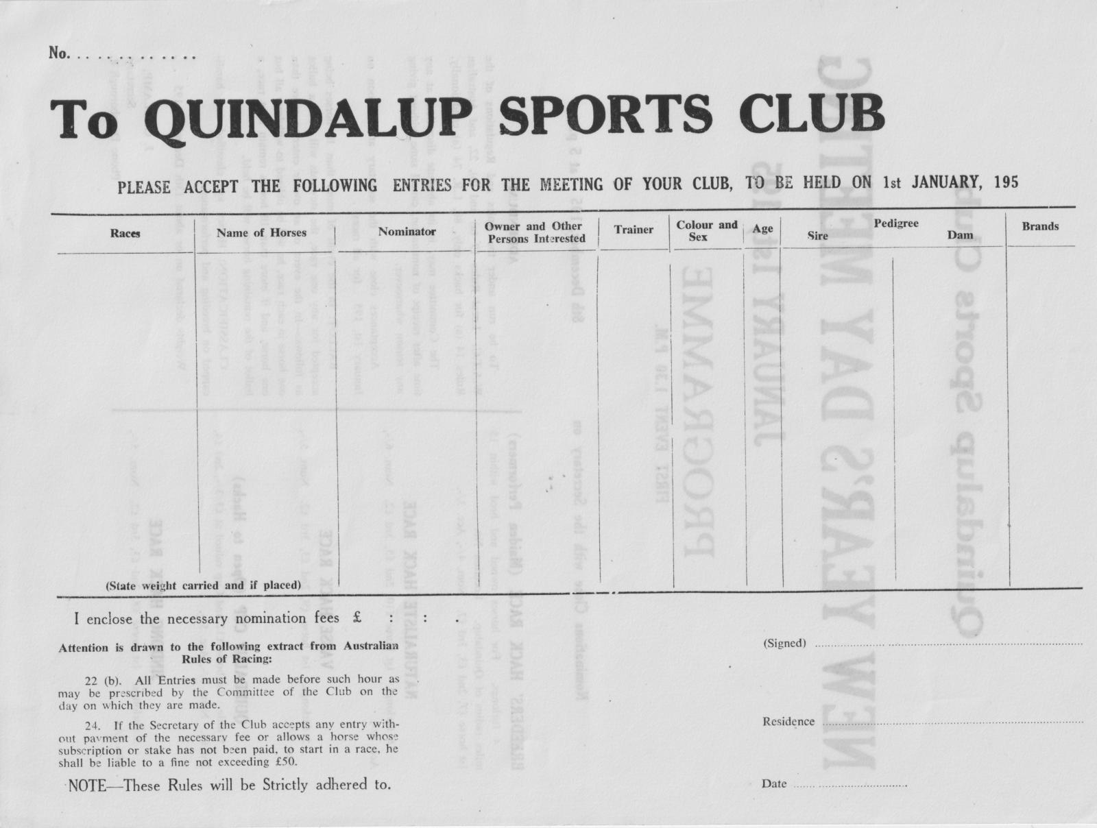 Quindalup Sports Club