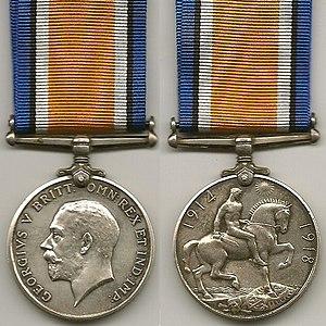 British War Medal (Obverse and Reverse)