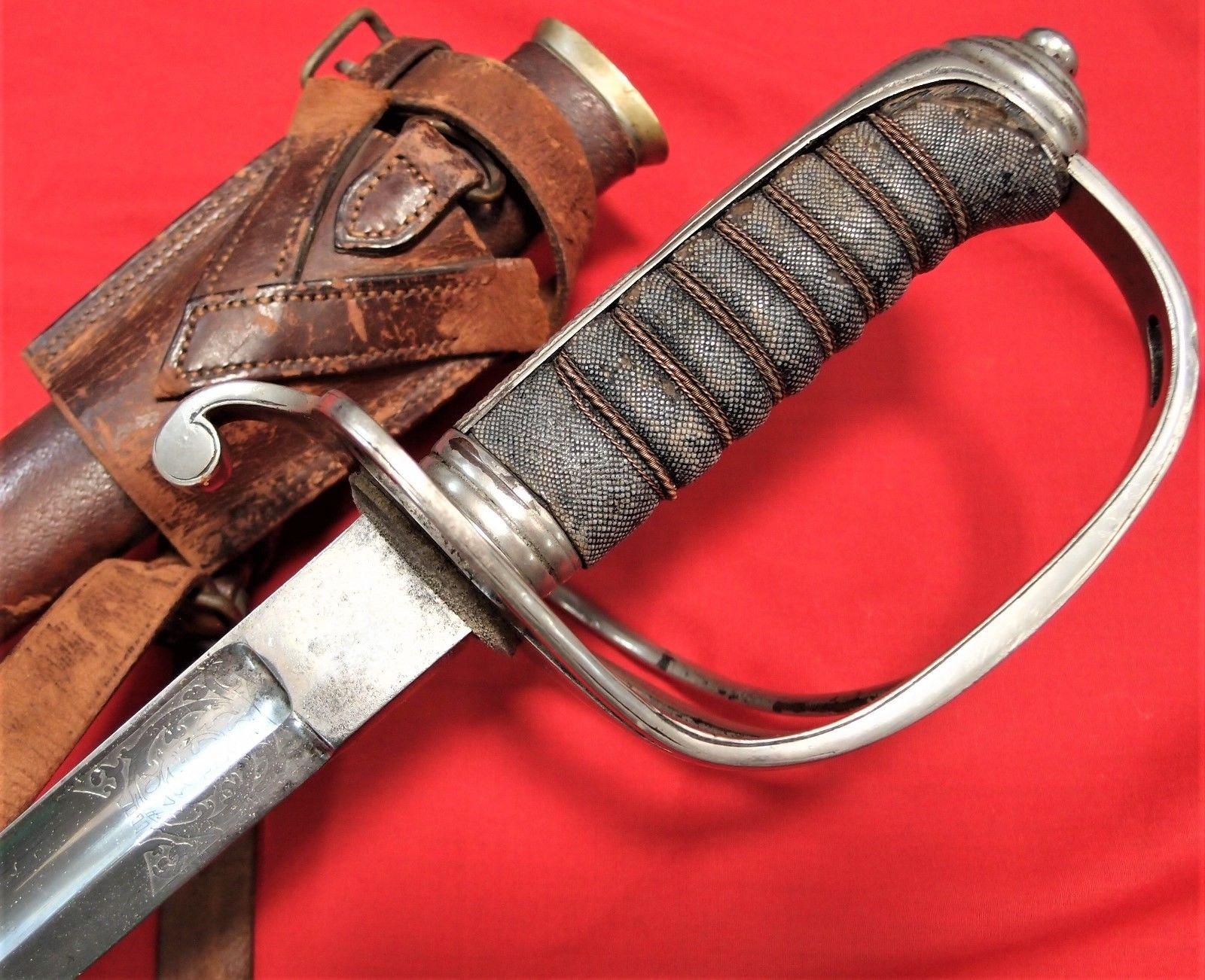 Hilt and field scabbard Artillery pattern sword