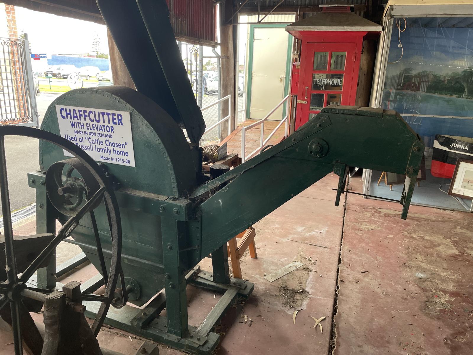 Chaff Cutter with Elevator