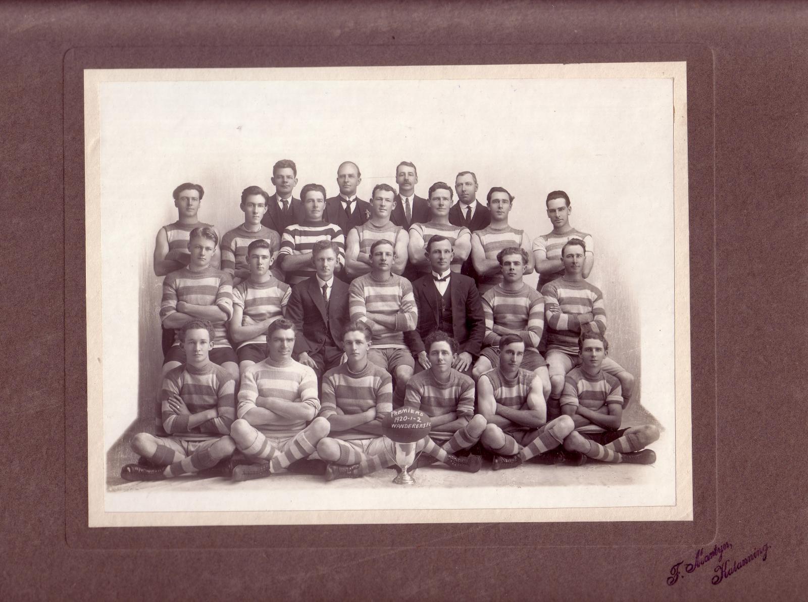 Wanderers Football Club Premiers 1920