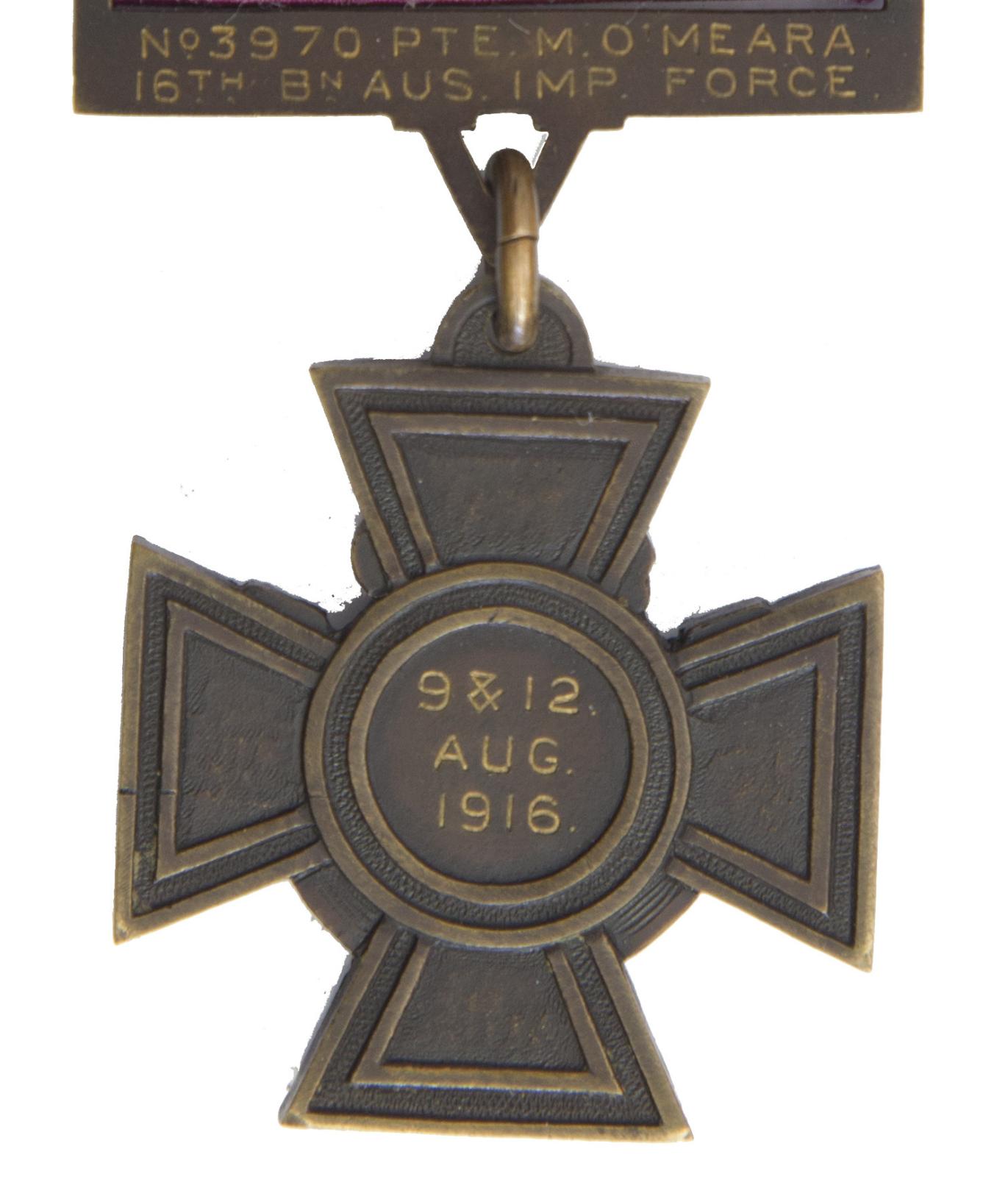 Reverse of O'Meara VC