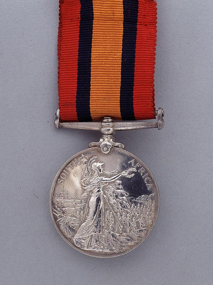 Reverse of Queen's South African Medal