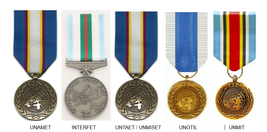 Timor peacekeeping medals