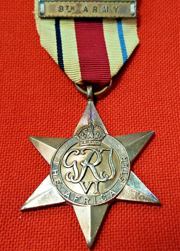 Africa Star with 8th Army Bar