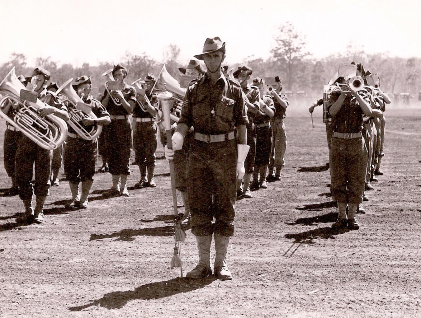 Drum Major - 2/11 Battalion Band 1943