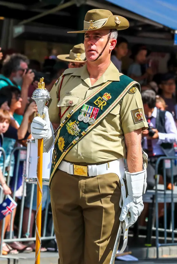 Australian Army Drum Major's sash