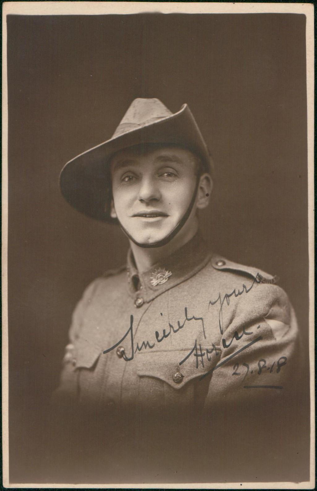 Horace Tyler in World War One uniform