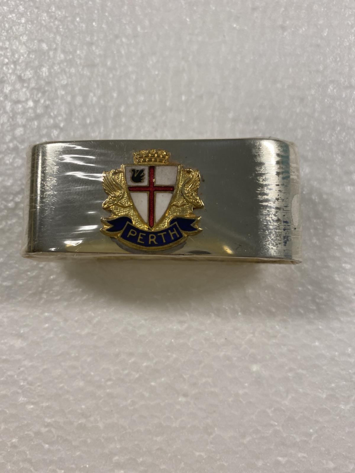 napkin ring with crest of Perth