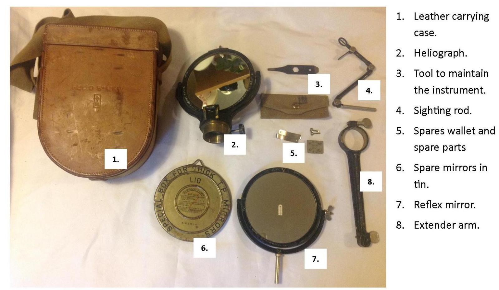 Australian Army Mk5 Heliograph Components