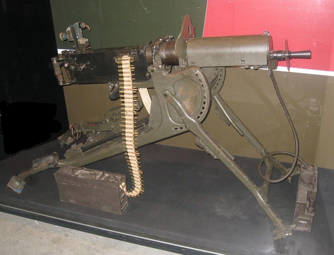 MG 08 Machinegun with sight