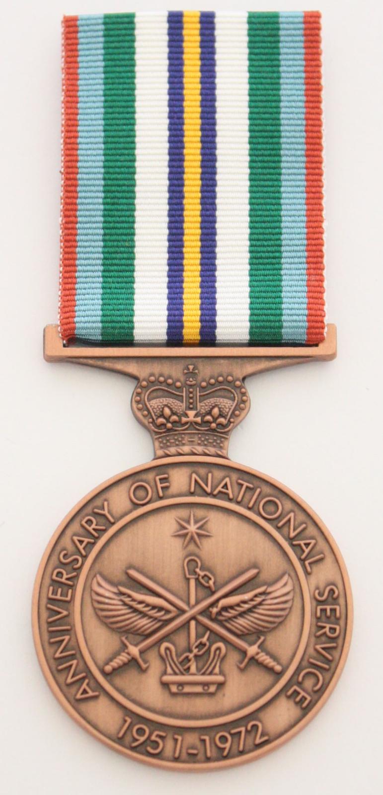 Anniversary of National Service medal