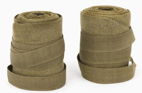 Long Woolen Puttees as worn during World War 1