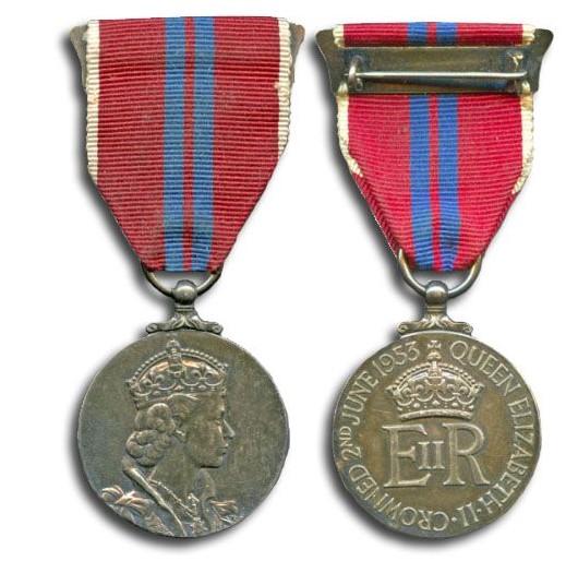 Queen Elizabeth II Coronation Medal