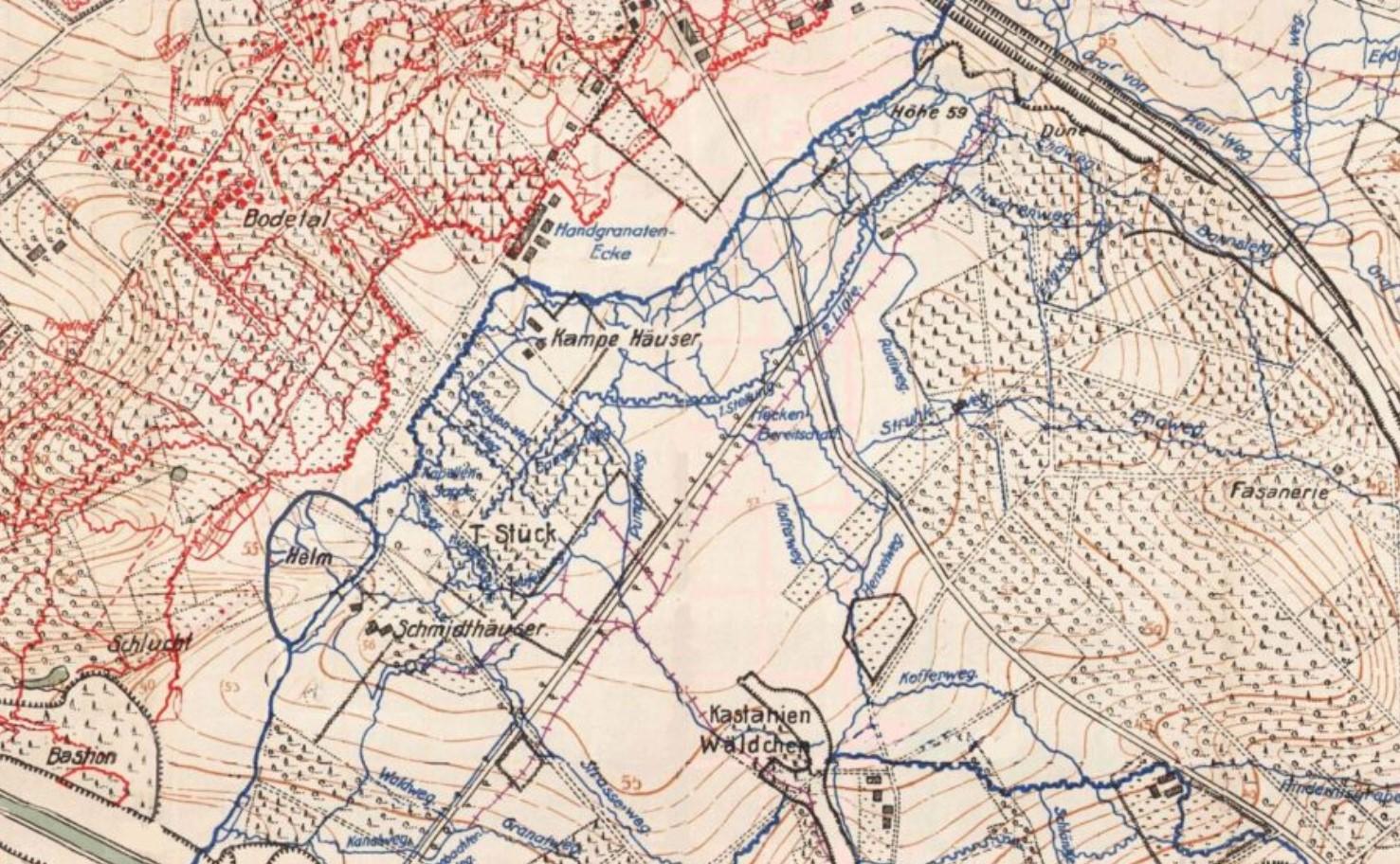 detail of Trench Map