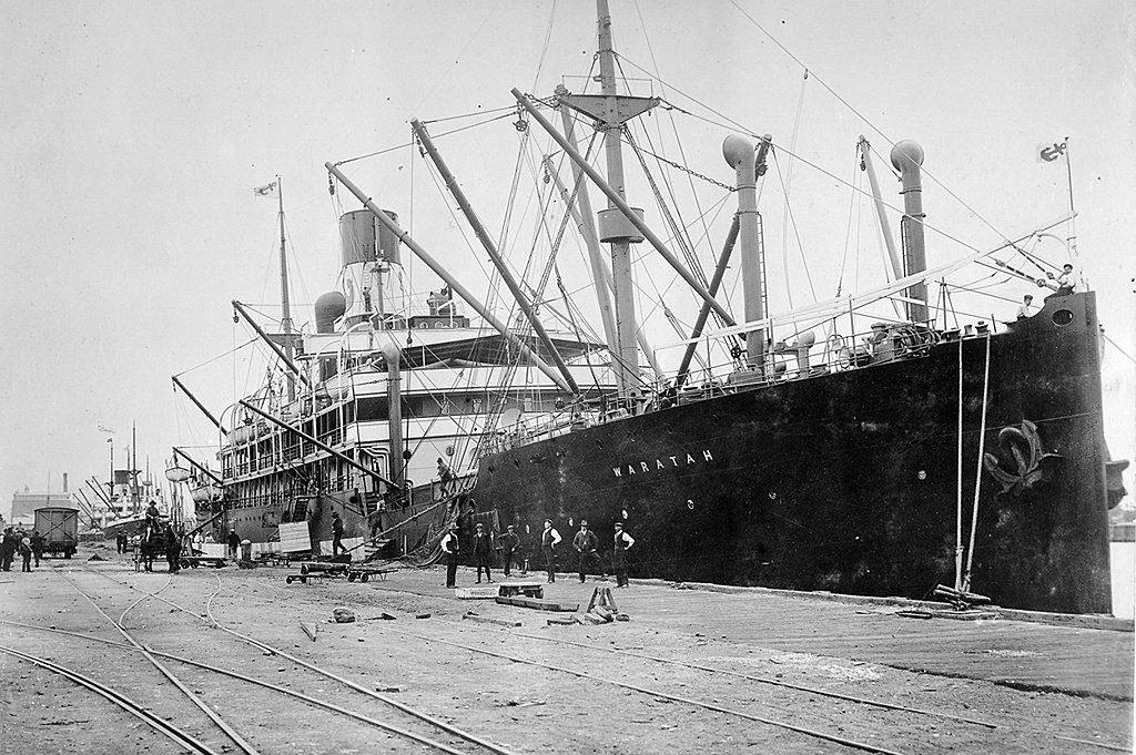 SS Waratah dockside