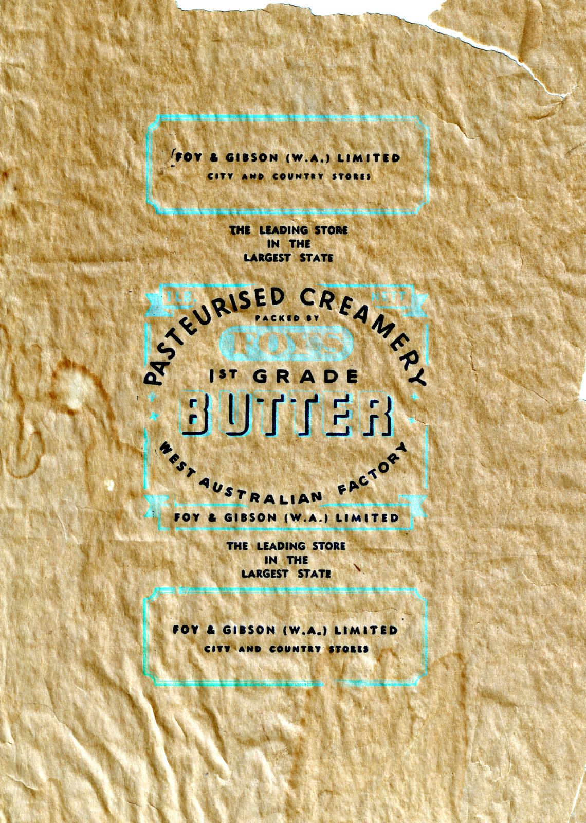 butter wrapper