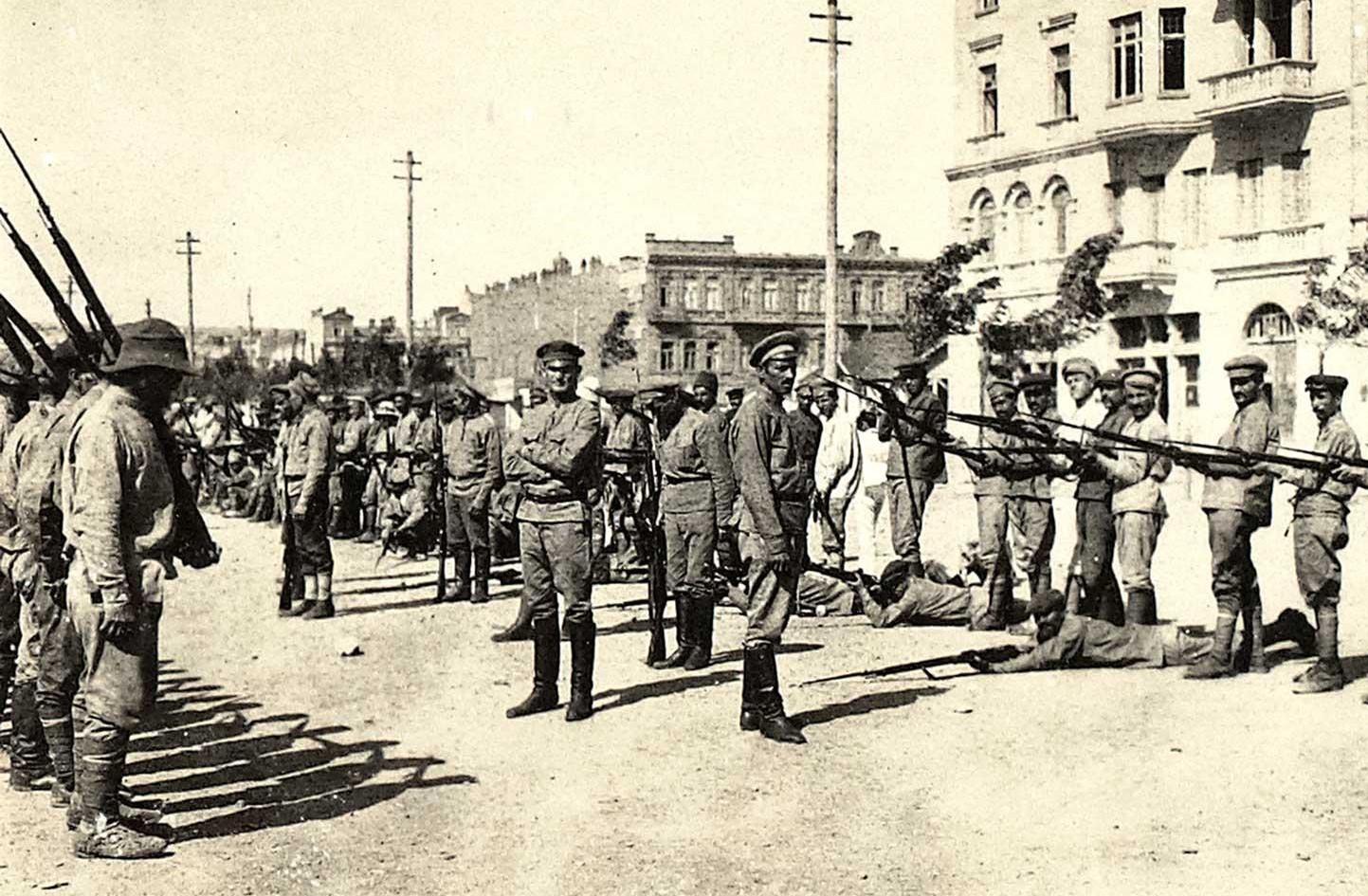 Training Armenians at Baku, 1018