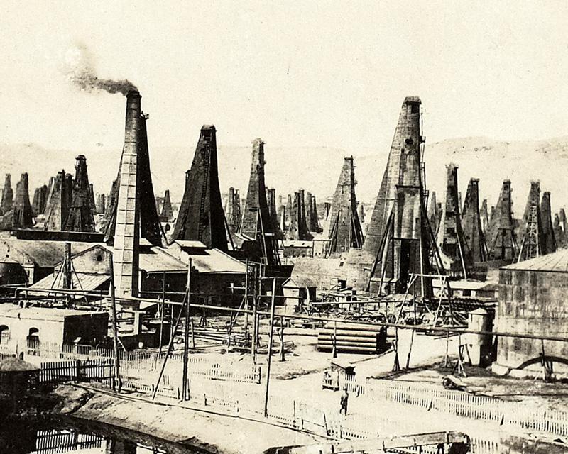 Baku oilfields