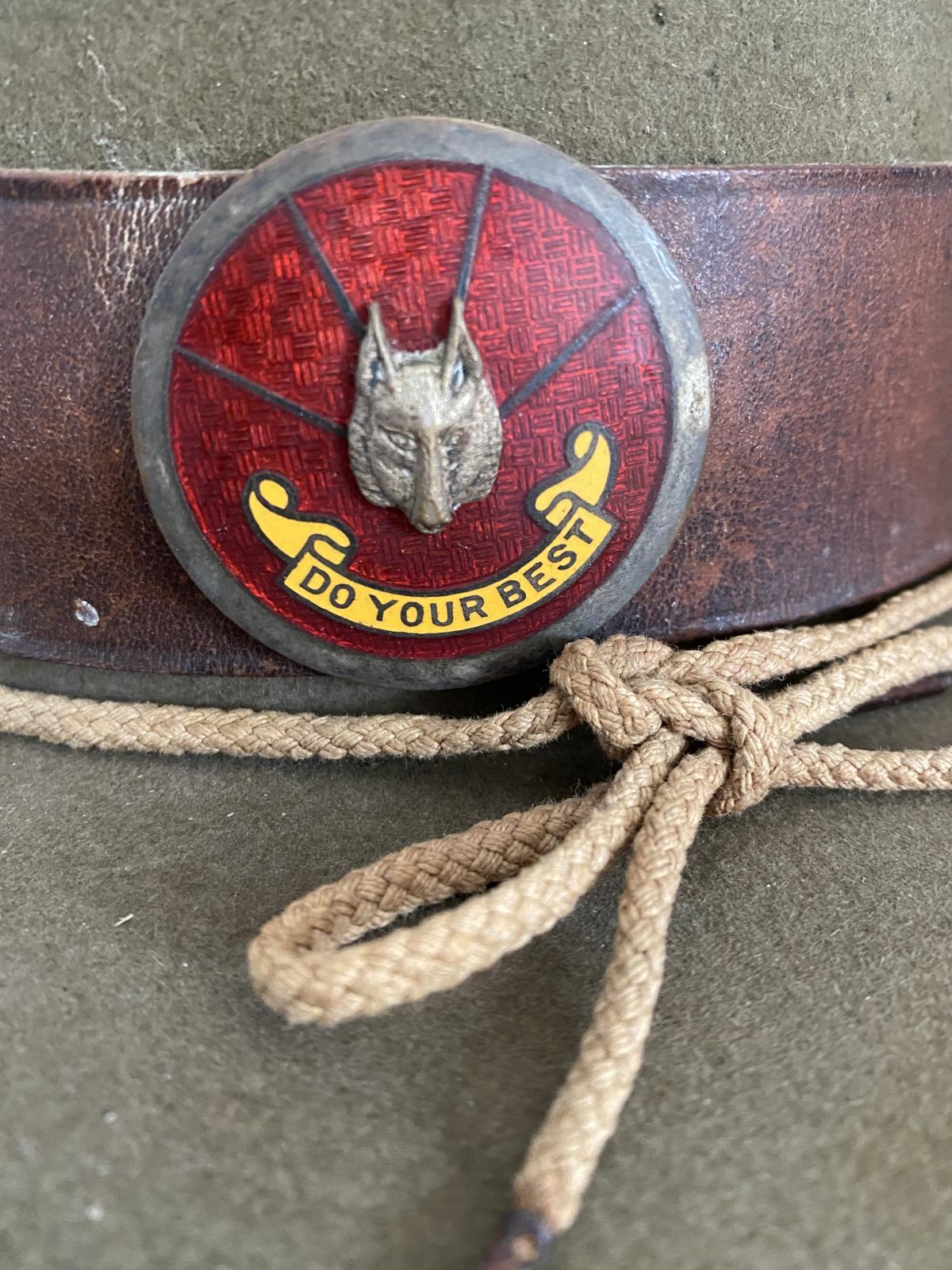 Badge of Australian Wolf Cubs Boy Scouts 