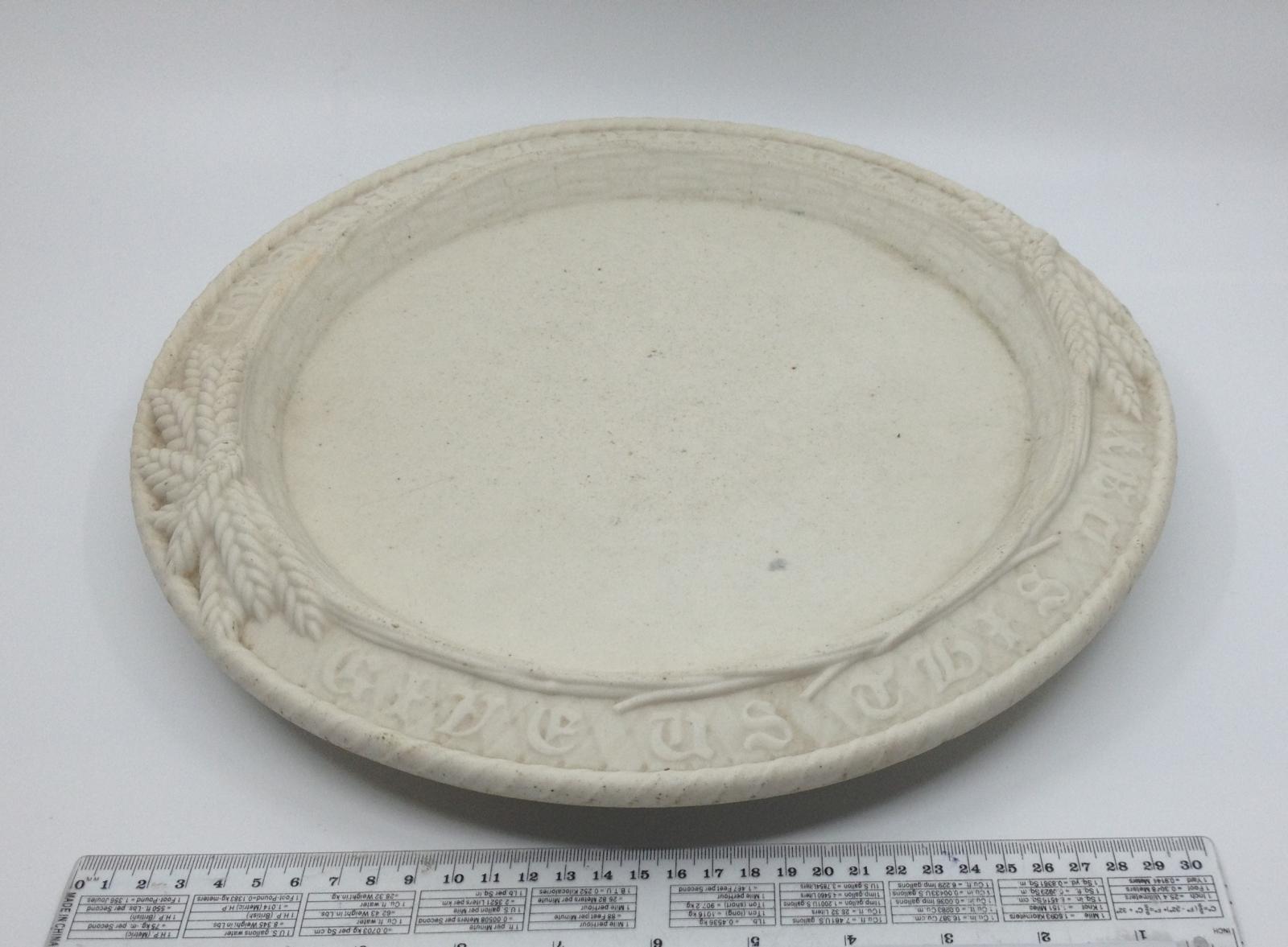  Alabaster Bread Plate