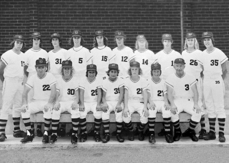 1972/73 WA State Under-17 baseball team