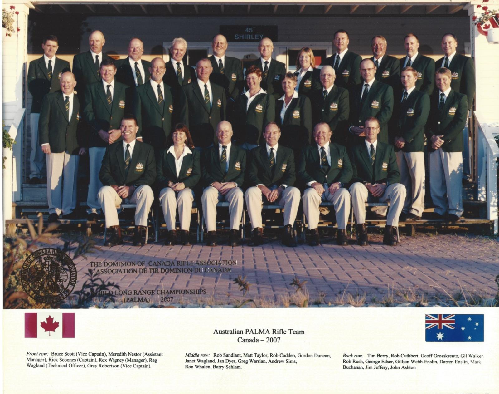 Australian Team in Canada