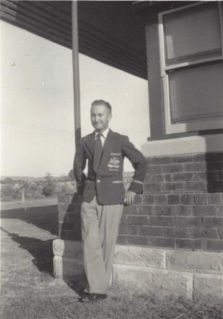 KT Richards in National in Team Uniform