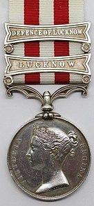 Indian Mutiny Medal Obverse