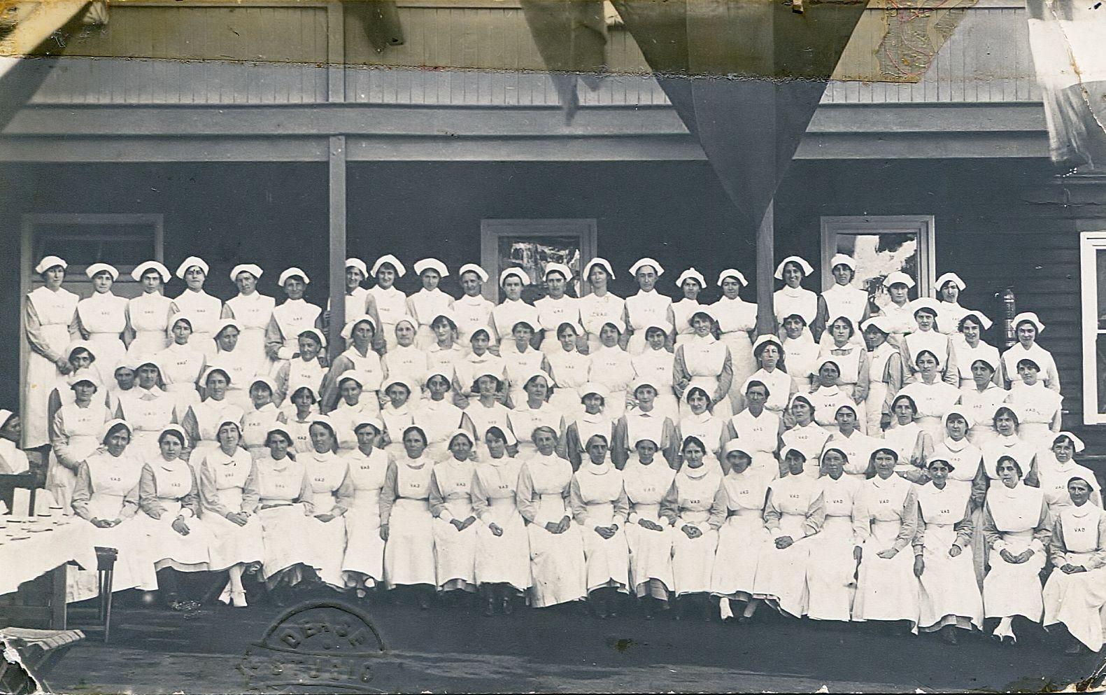 Volunteer Aid Detachment at No 8 Australian General Hospital, Fremantle, 1918