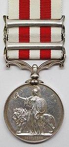 Indian Mutiny Medal Reverse