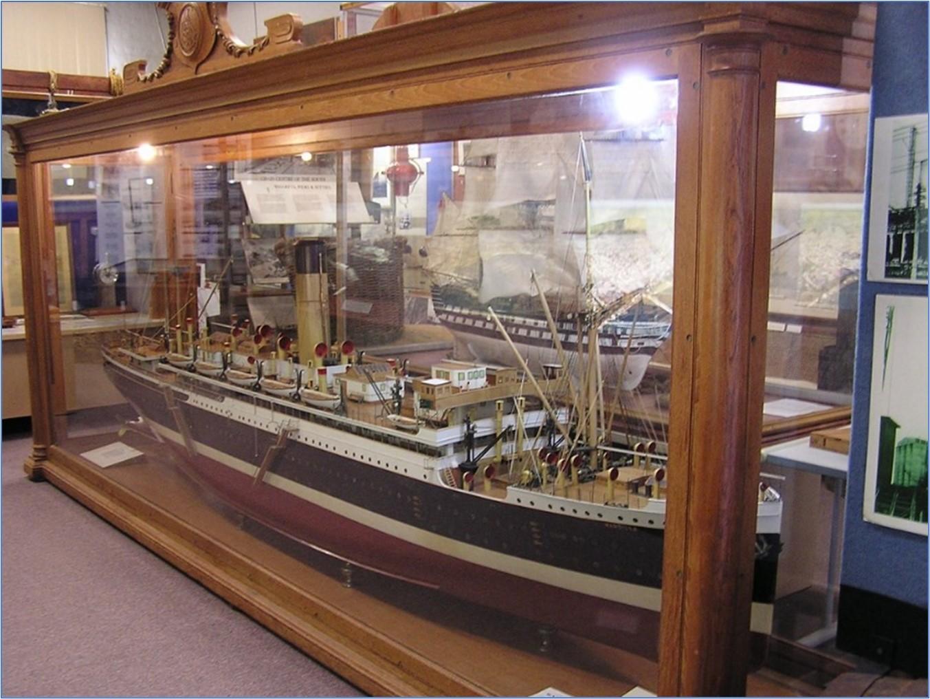 Model of the Wandilla at the Geelong Maritime Museum