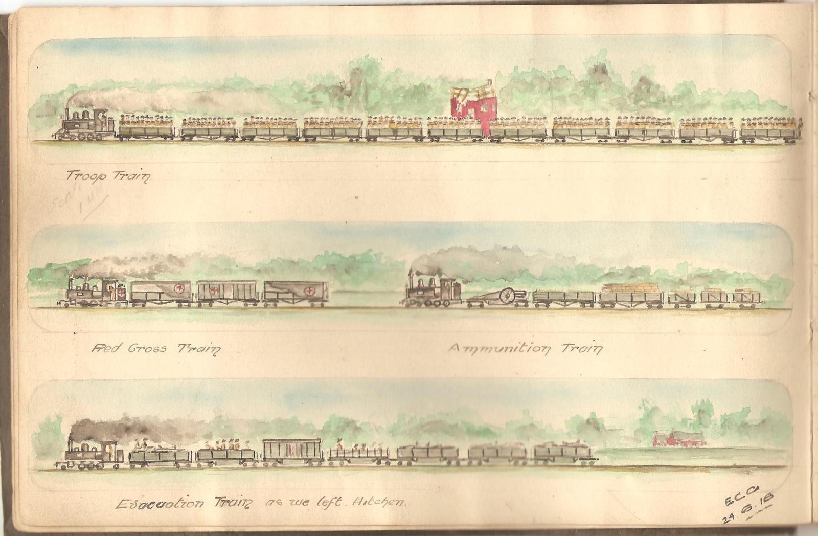 Western Front Light Rail Goods Train Composites