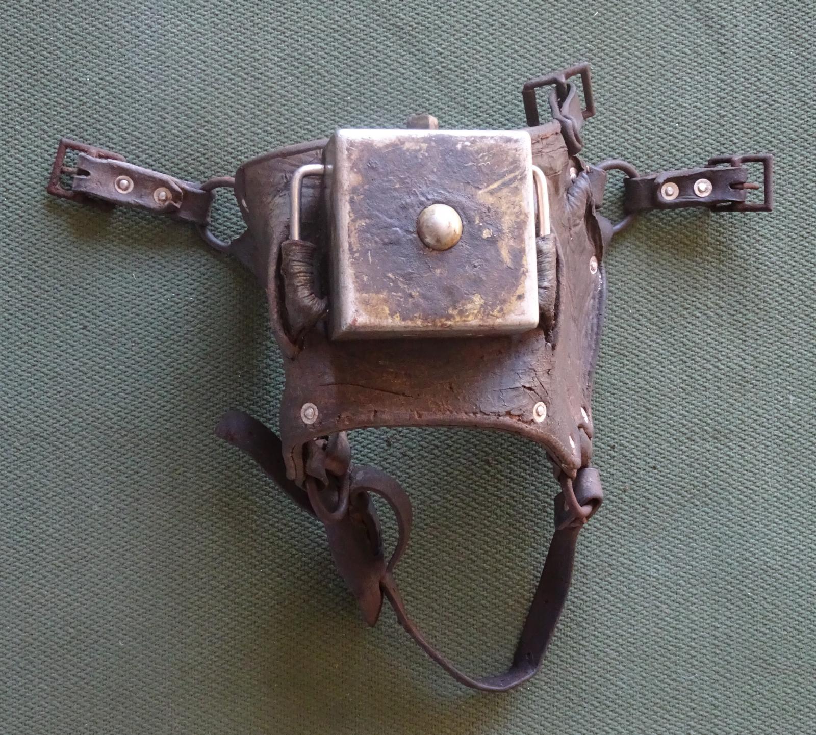 Harness used put on bulls to mark cows