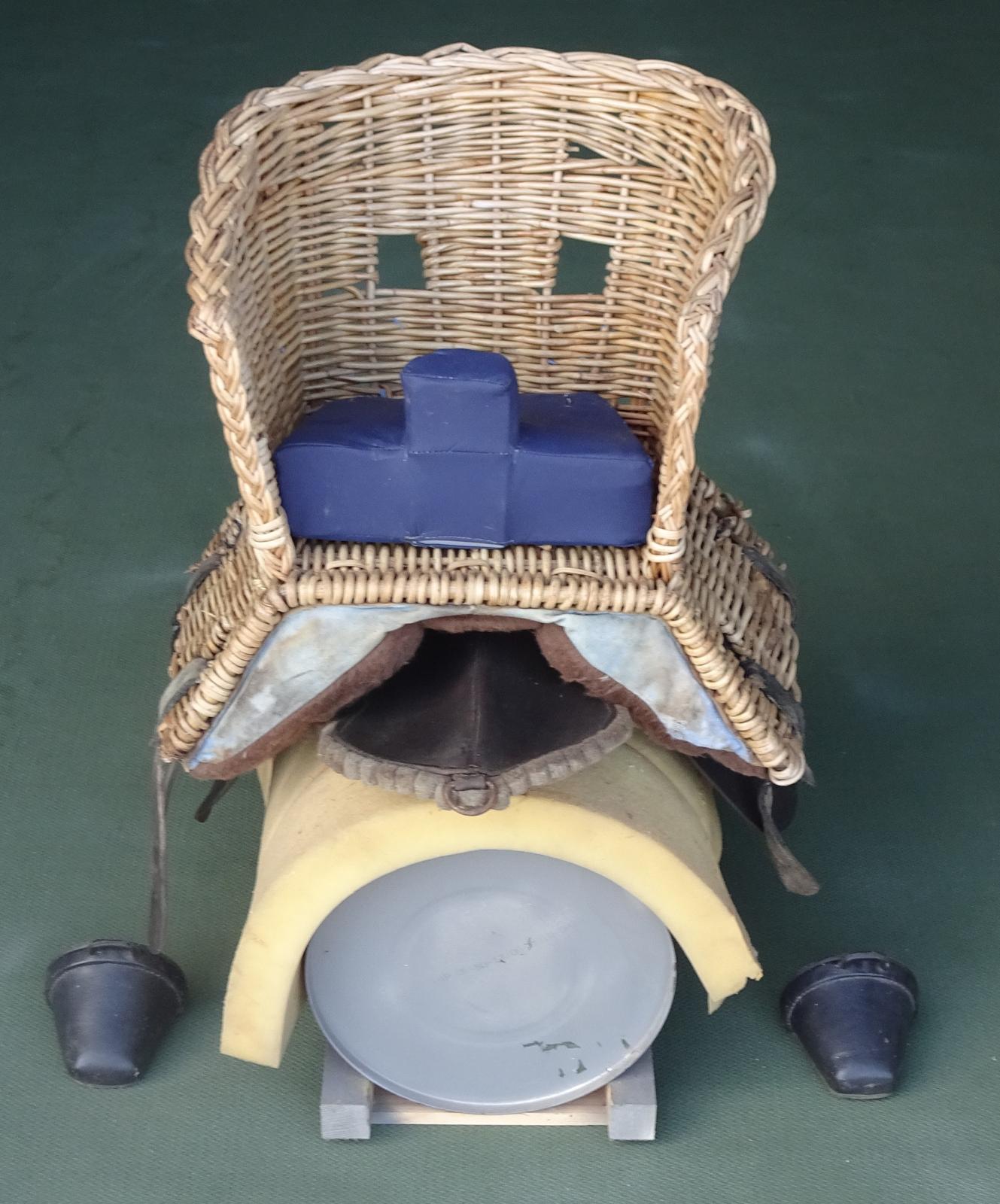 Child's chair for riding a bullock