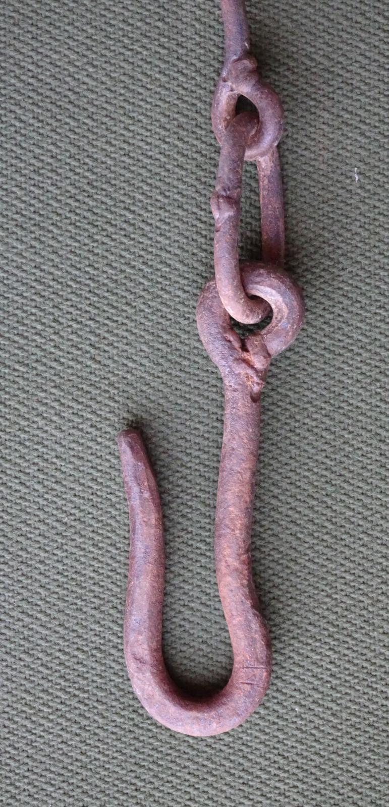 Detail of bullock chain hook