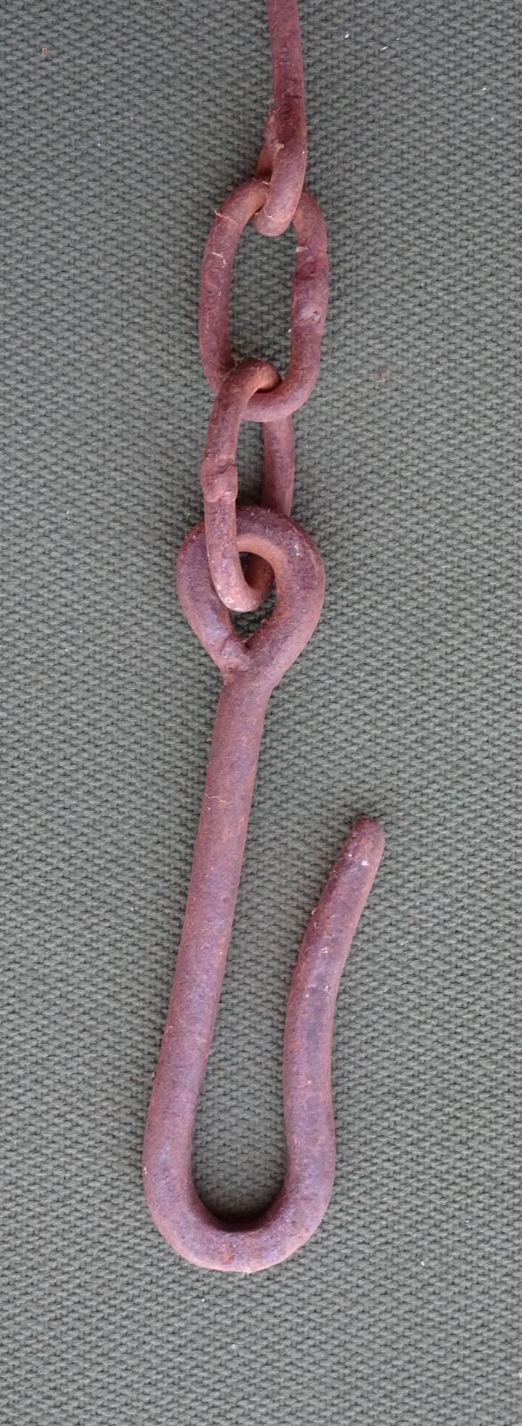 Bullock hook and chain link detail