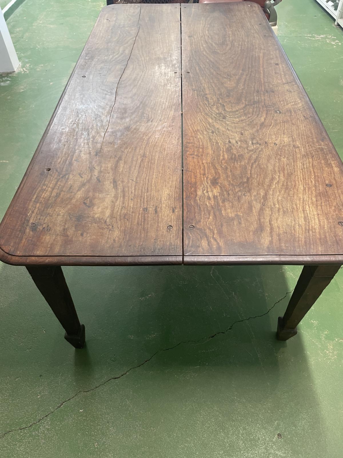 Pit sawn jarrah table believed to have been made by George Knapton