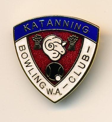 Katanning Bowling Club badge