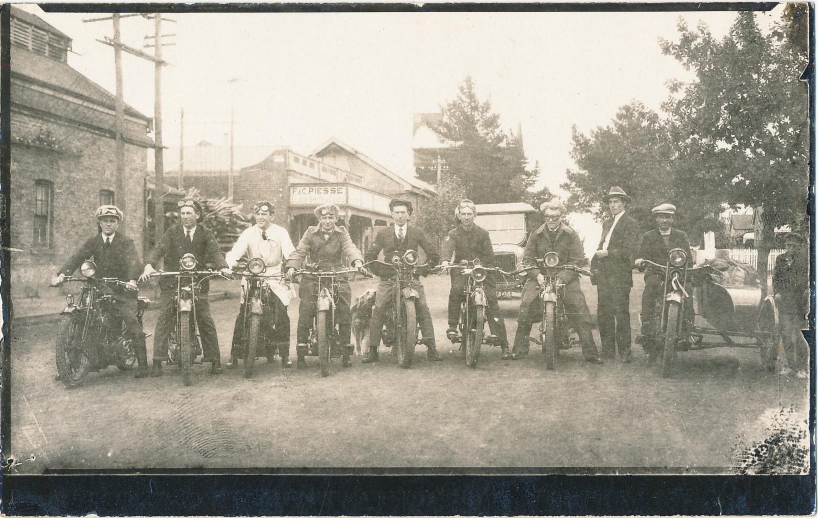 Motorcycles on Clive Street