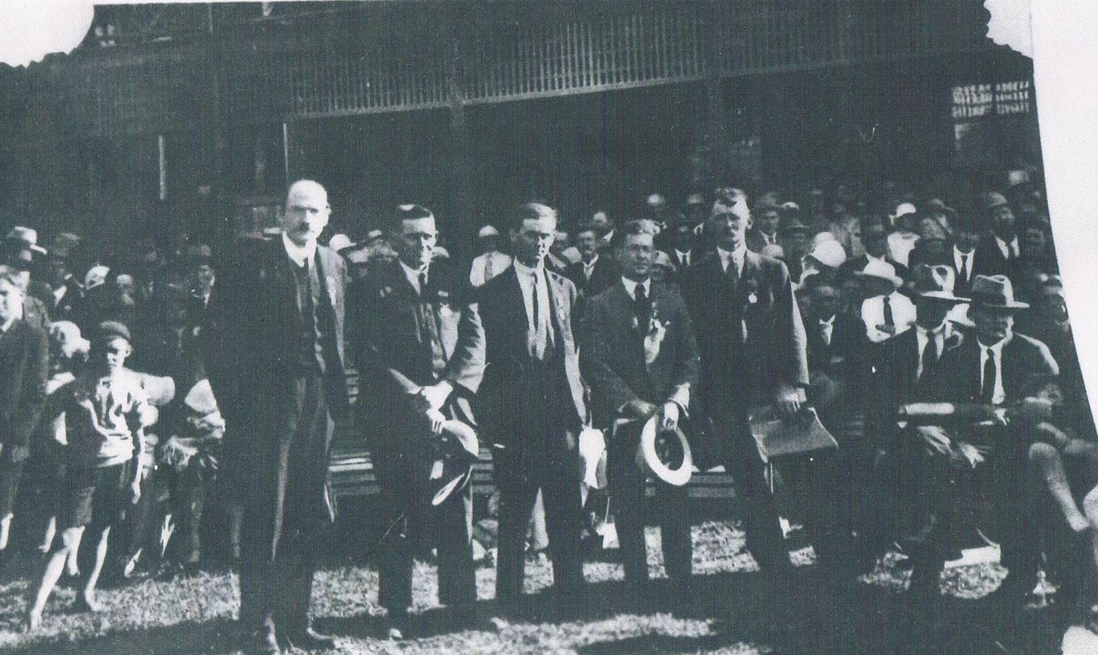 1927 Bravery Award presentation at Caves House