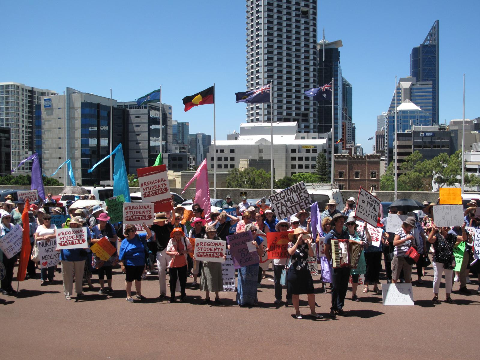 Rally at Parliament House