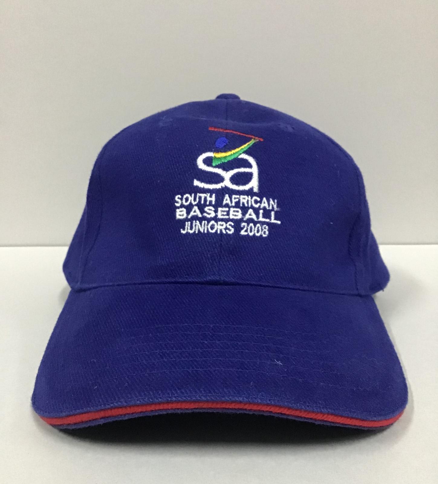 South African Baseball 2008 Juniors cap (front)