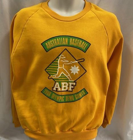 1988 Olympic Demo Games Australian baseball sweatshirt